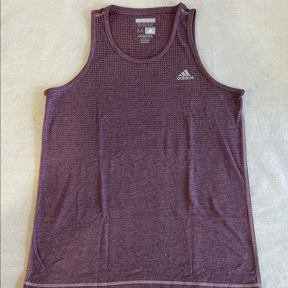 adidas Purple Sleeveless Tee